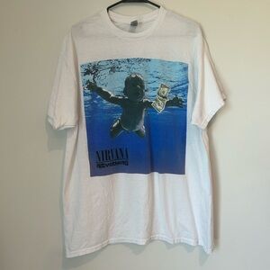 Nirvana Nevermind Album Cover Vintage 2002 XL T-shirt